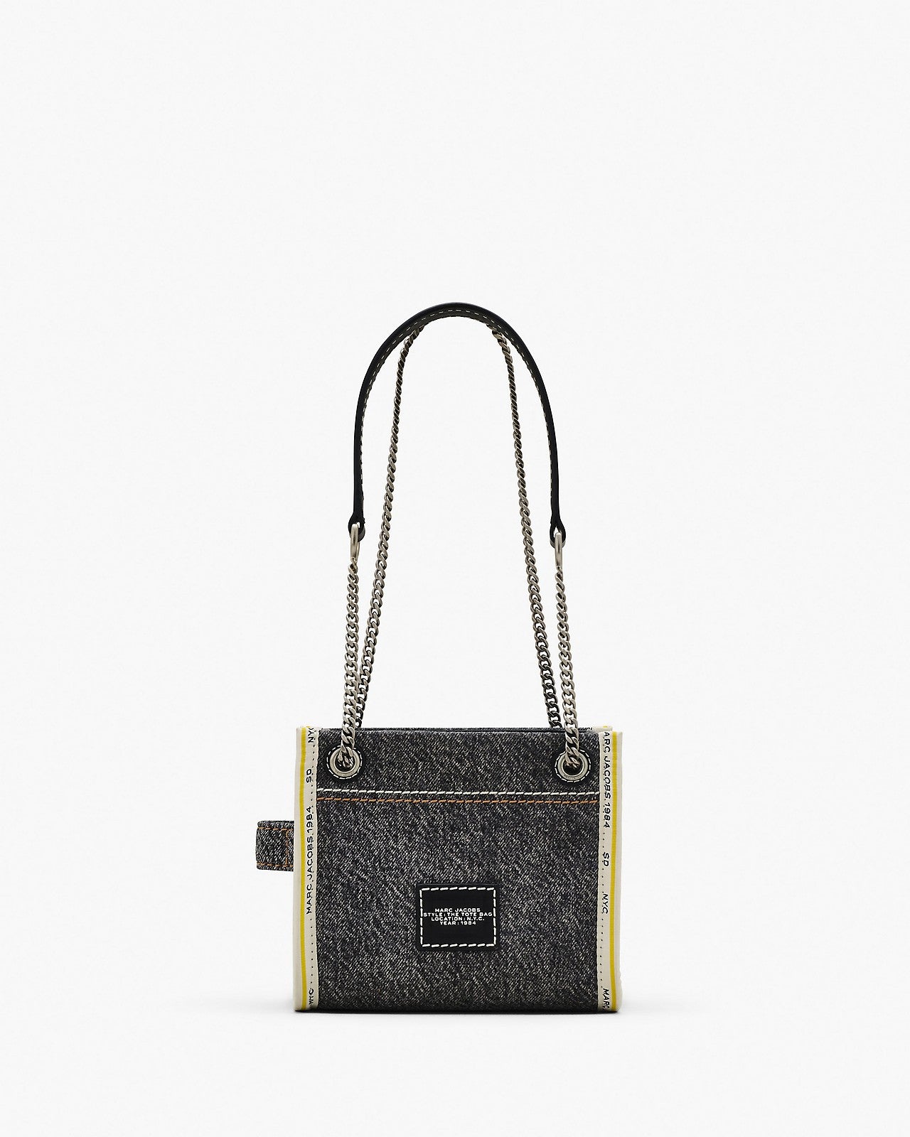 The Denim Chain Crossbody Tote Bag