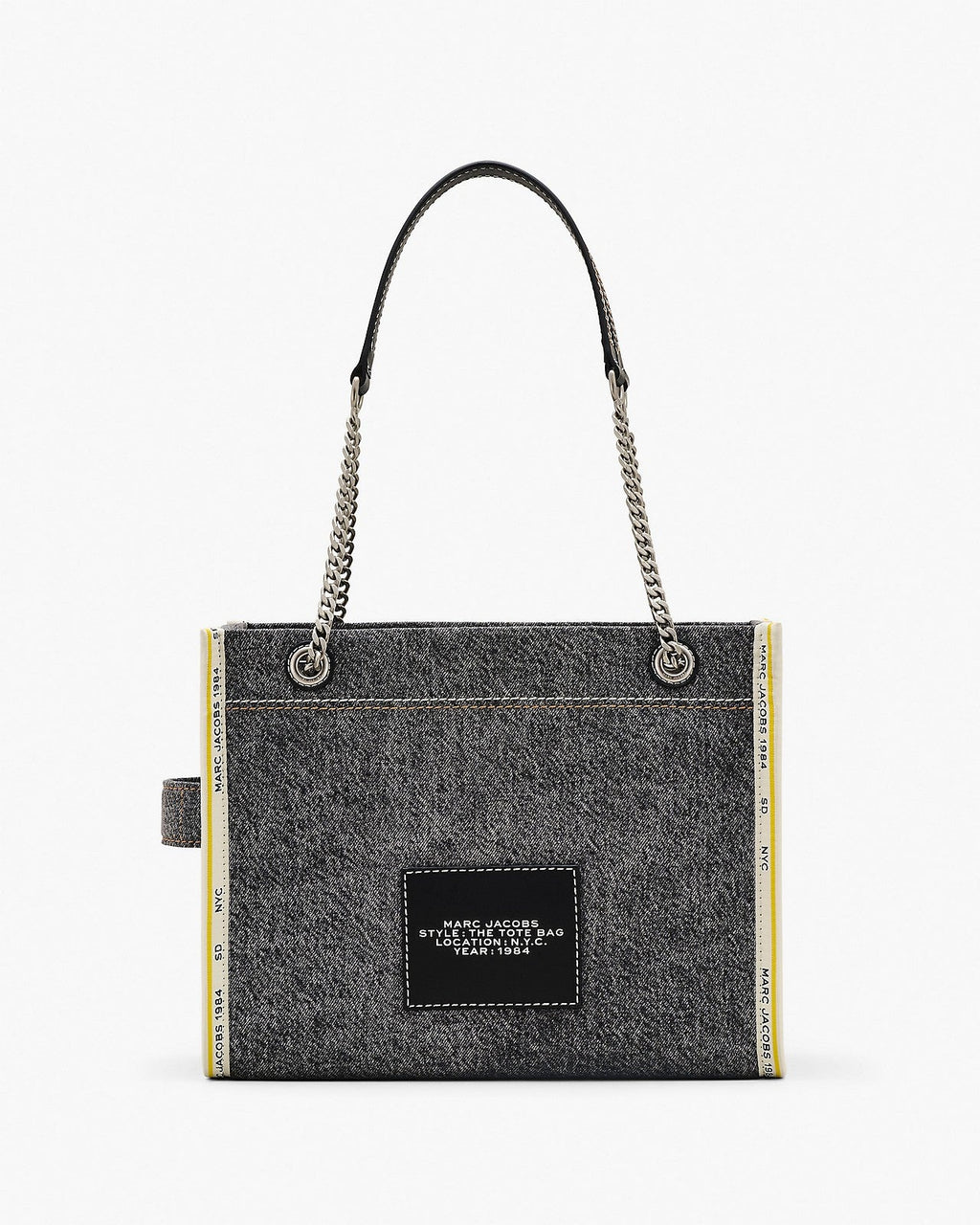 The Denim Chain Medium Tote Bag