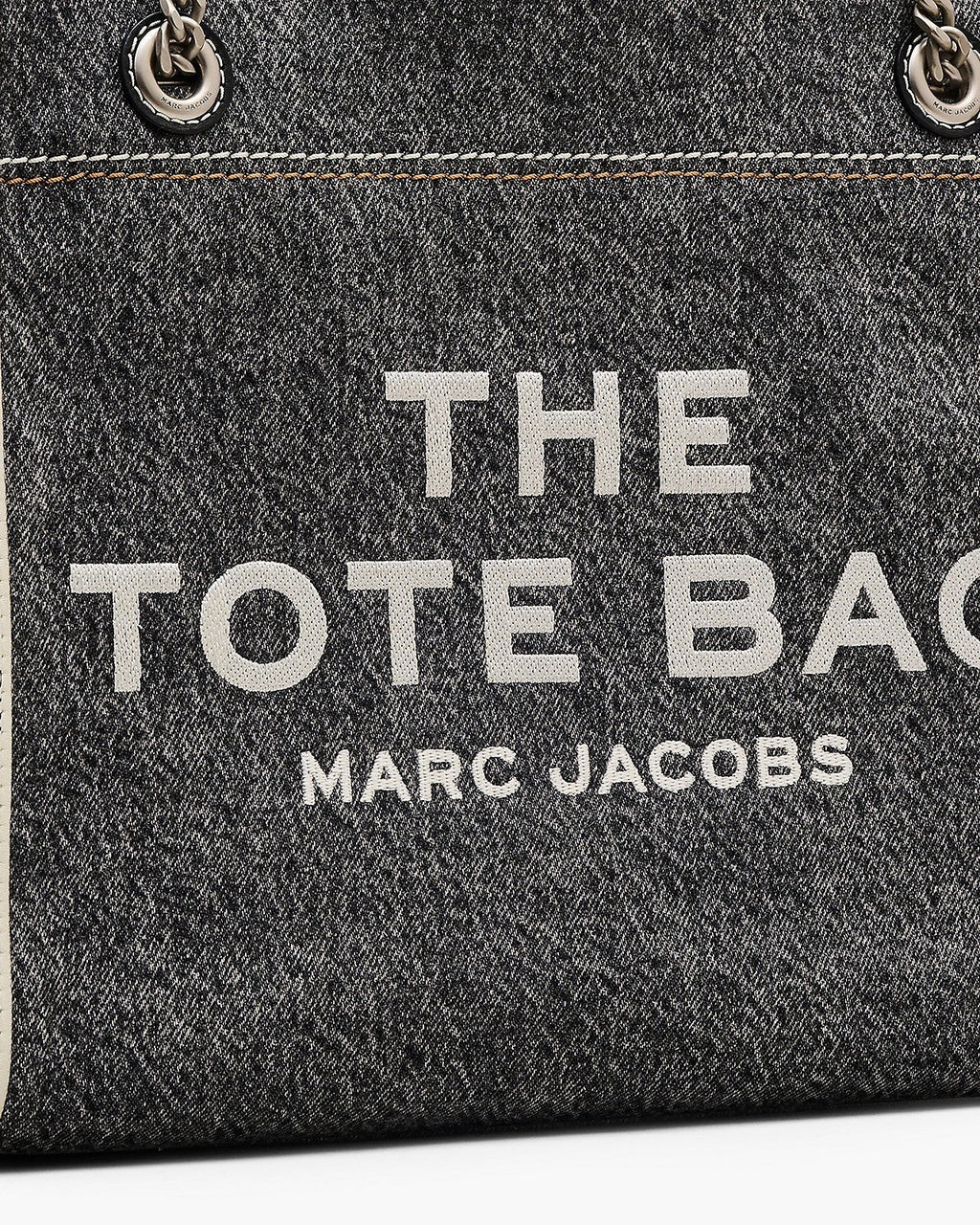 The Denim Chain Medium Tote Bag