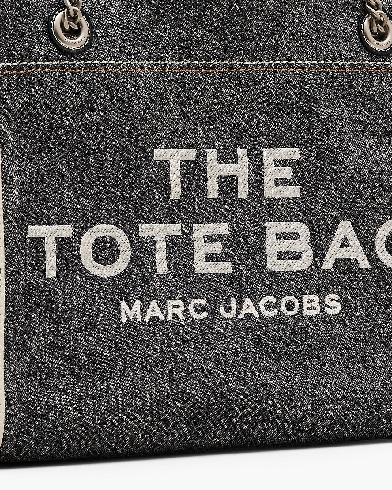 The Denim Chain Medium Tote Bag
