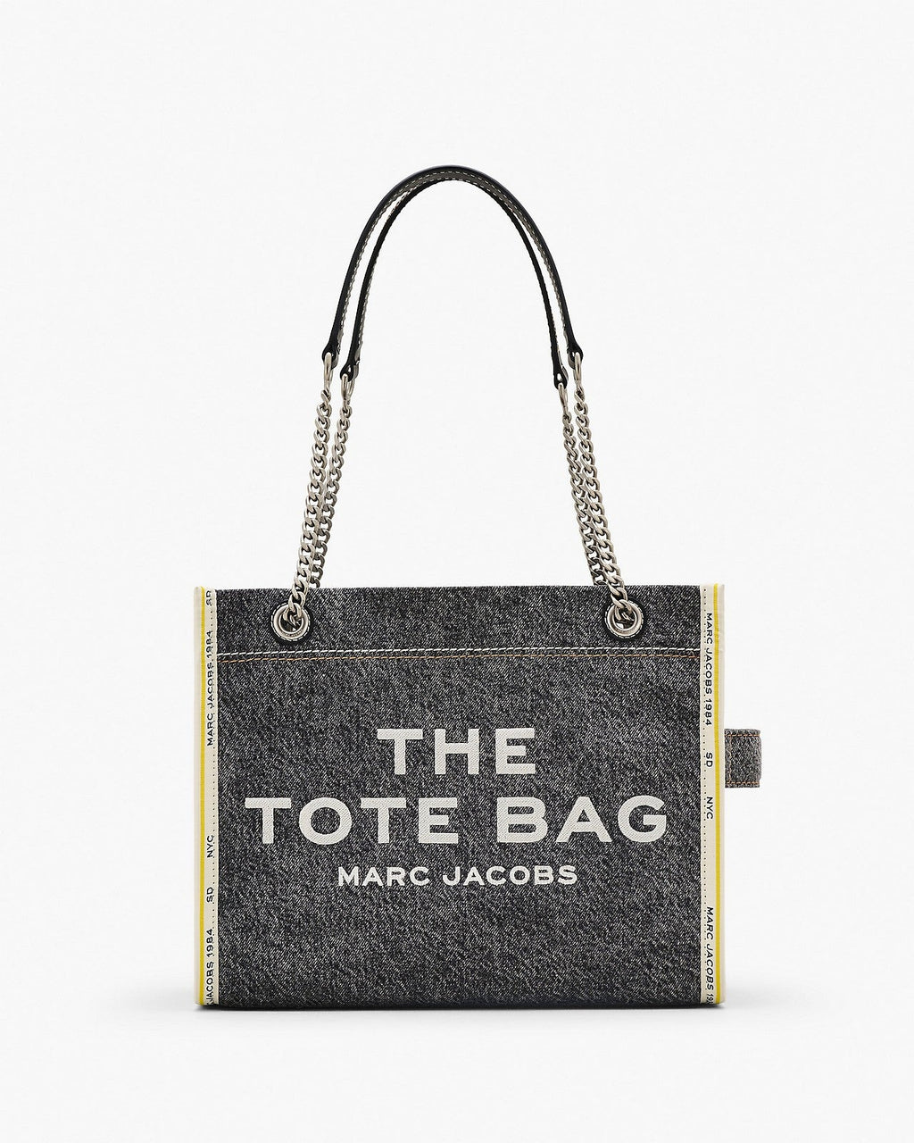 The Denim Chain Medium Tote Bag