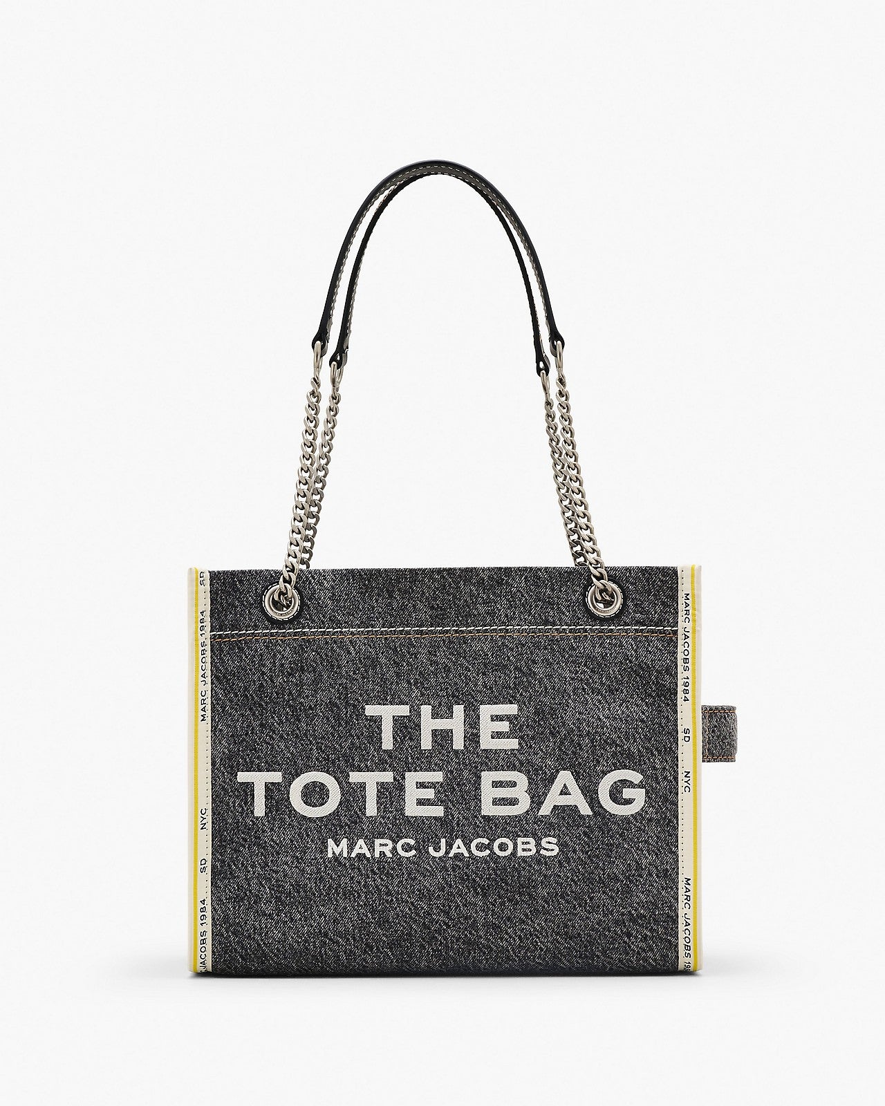 The Denim Chain Medium Tote Bag